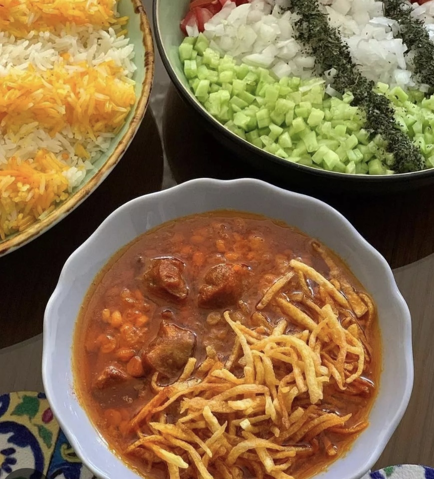 foto di alcune delle pietanze preparate da Nahid