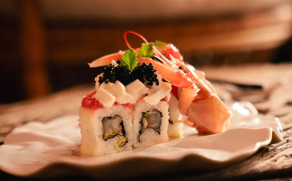 foto di alcune delle pietanze preparate da Luca Fusaro Sushi Chef