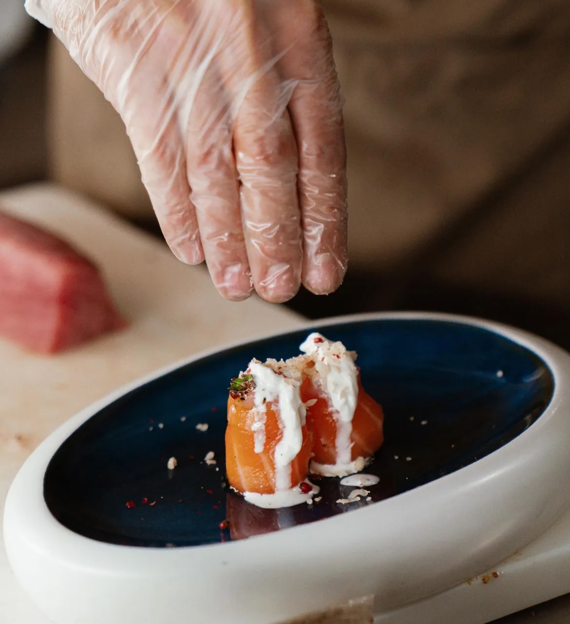 foto di alcune delle pietanze preparate da Luca Fusaro Sushi Chef