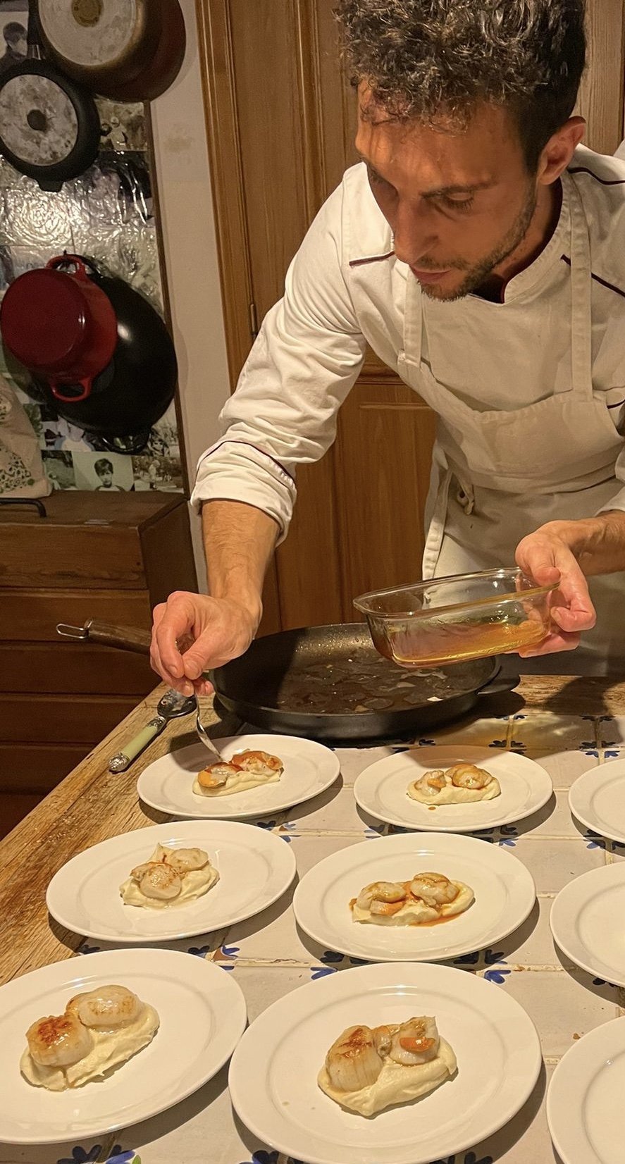 foto di alcune delle pietanze preparate da Emiliano Mengoni