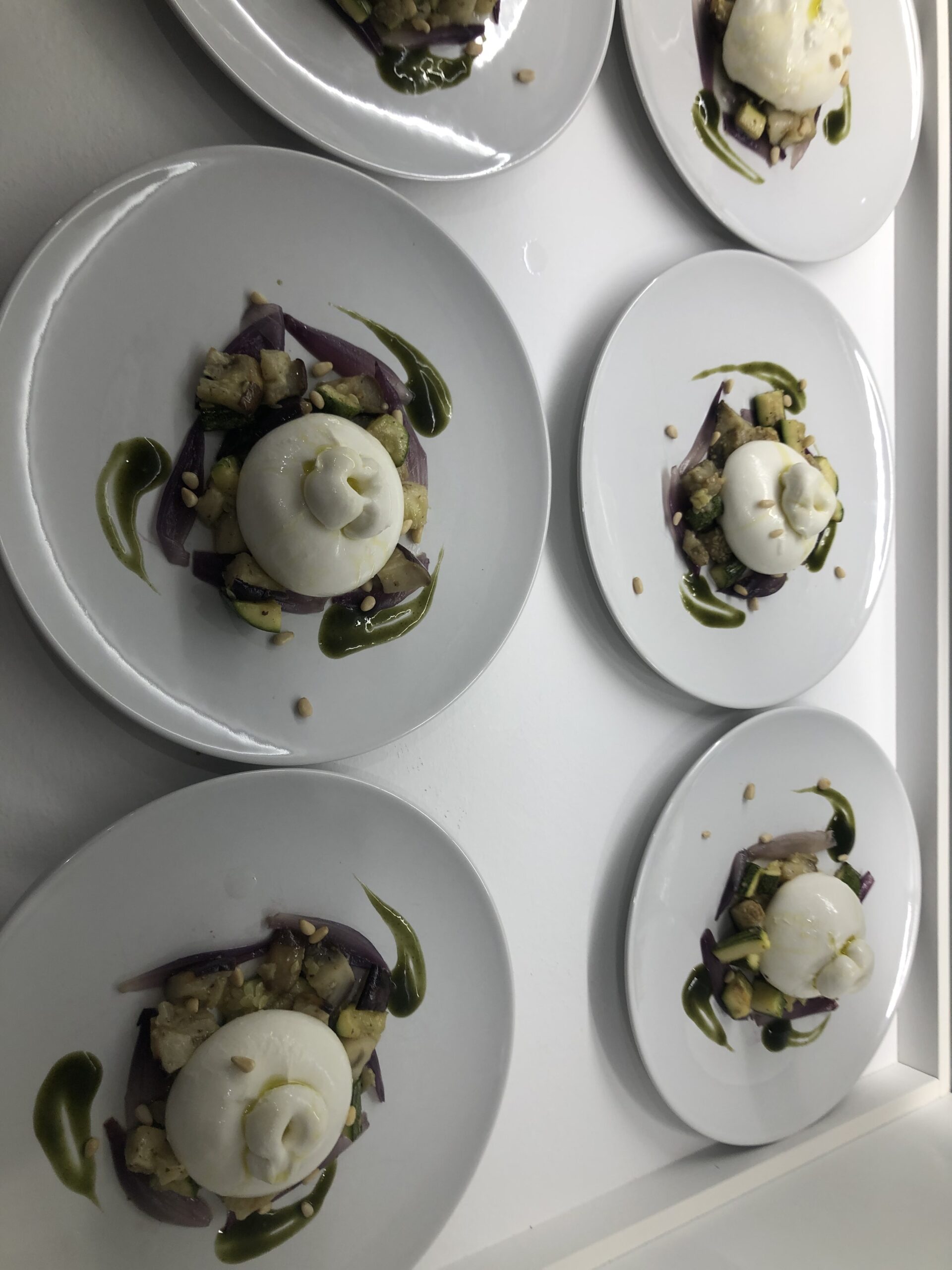 foto di alcune delle pietanze preparate da Emiliano Mengoni