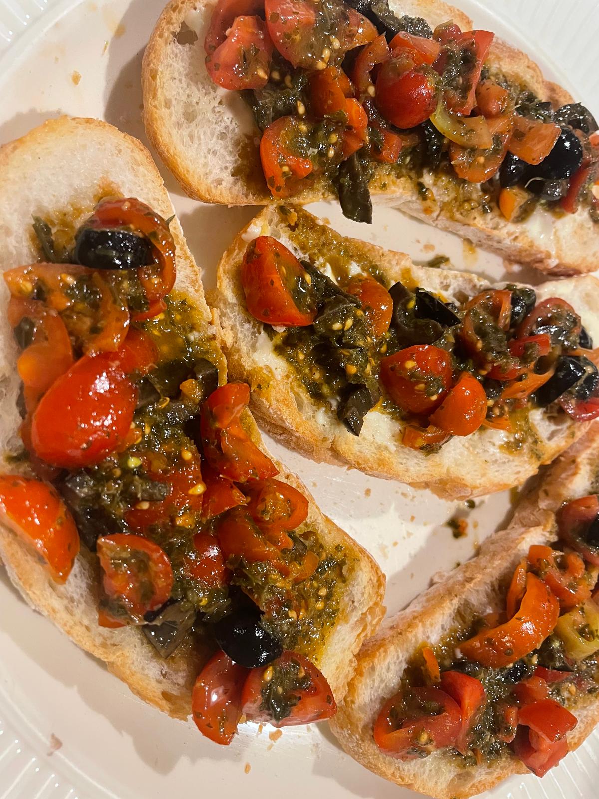 foto di alcune delle pietanze preparate da Carolina